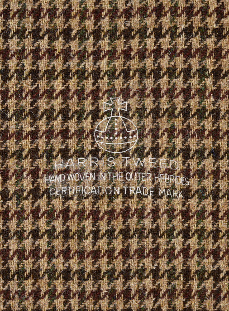 Harris Tweed Russet Houndstooth Jacket - Image 4
