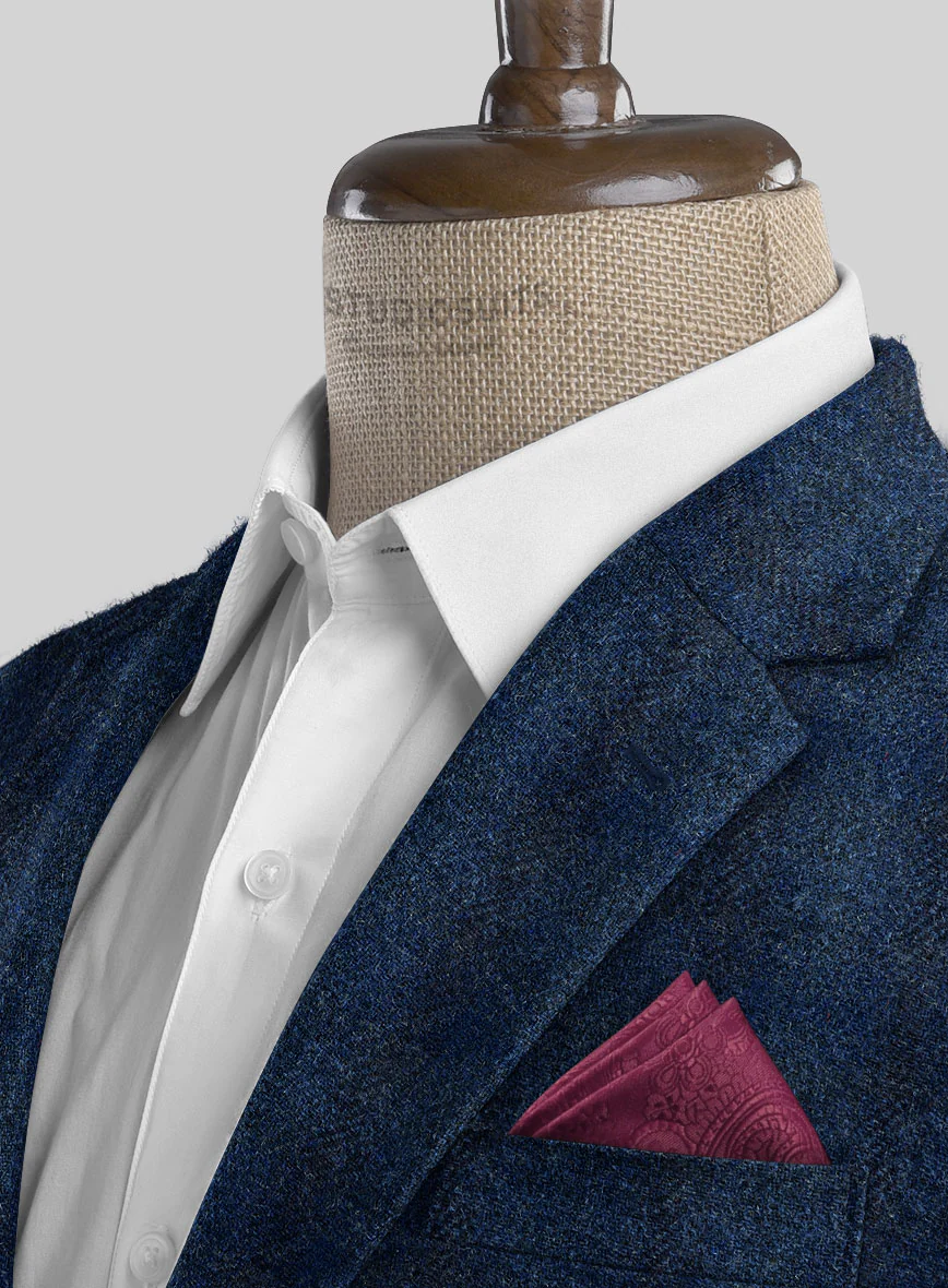 Harris Tweed Scot Blue Jacket - Image 3