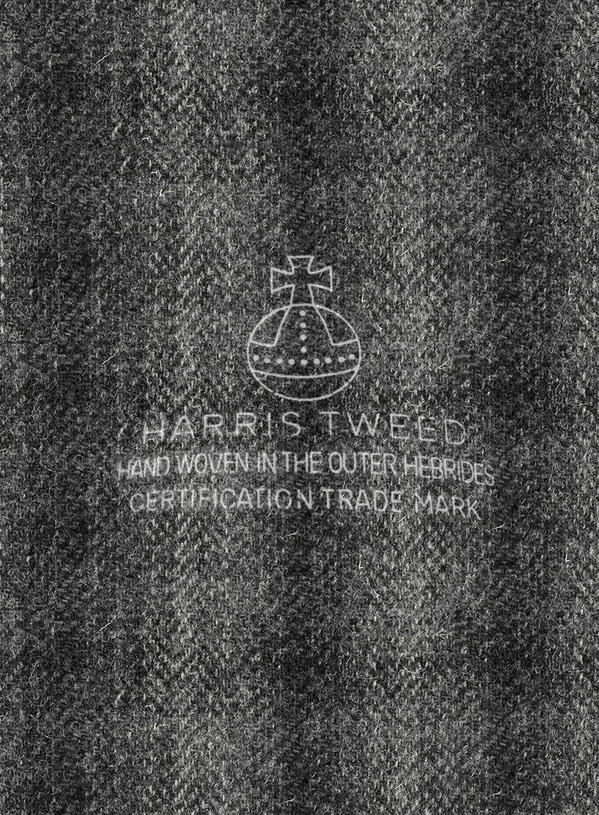 Harris Tweed Scot Gray Double Breasted Jacket - Image 2