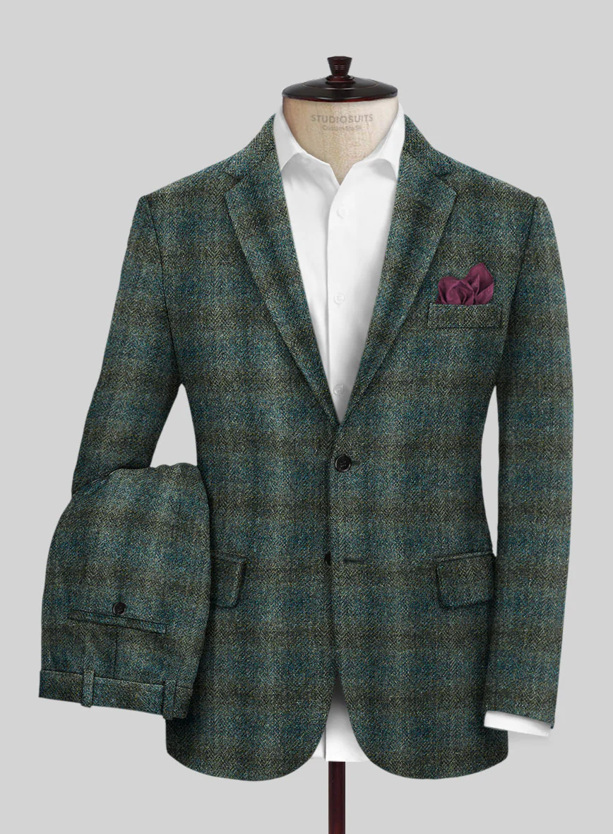 Harris Tweed Scot Green Suit