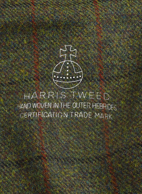 Harris Tweed Seaforth Green Double Breasted Suit - Image 7