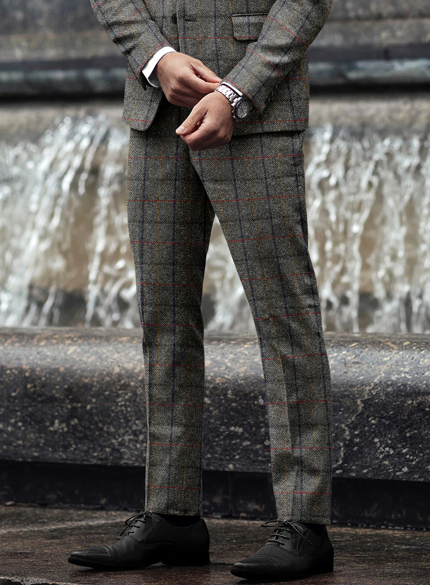 Harris Tweed Stormcrest Gray Pants - Image 2