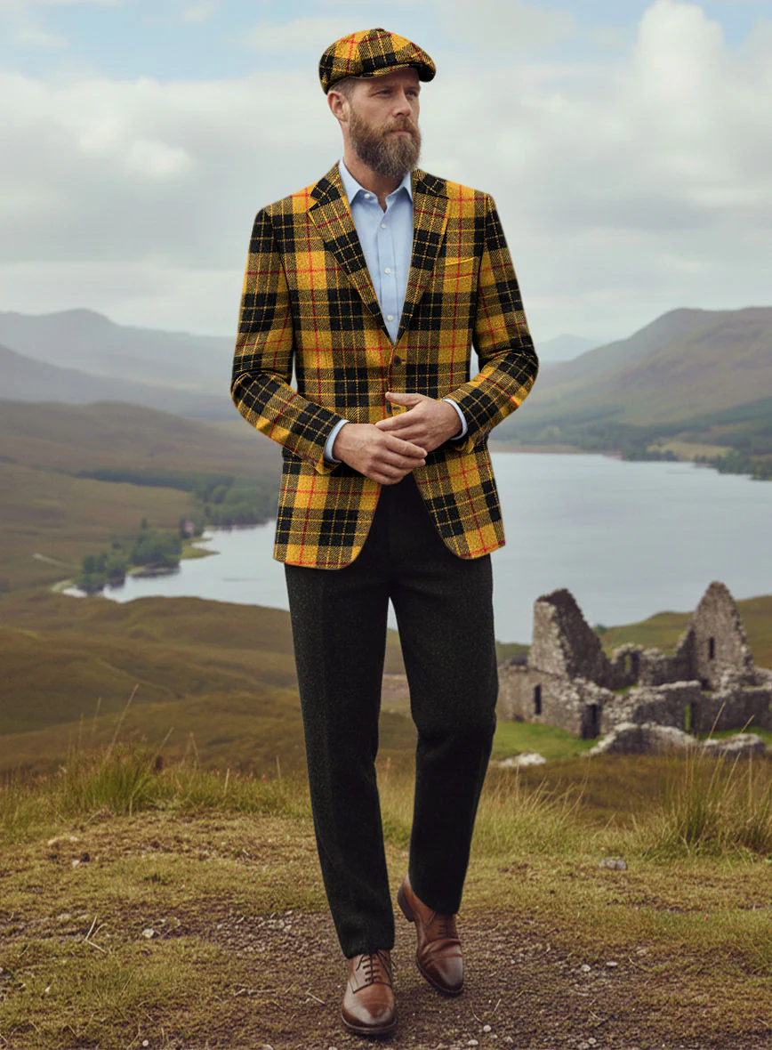 Harris Tweed Sunorchid Tartan Jacket - Image 3