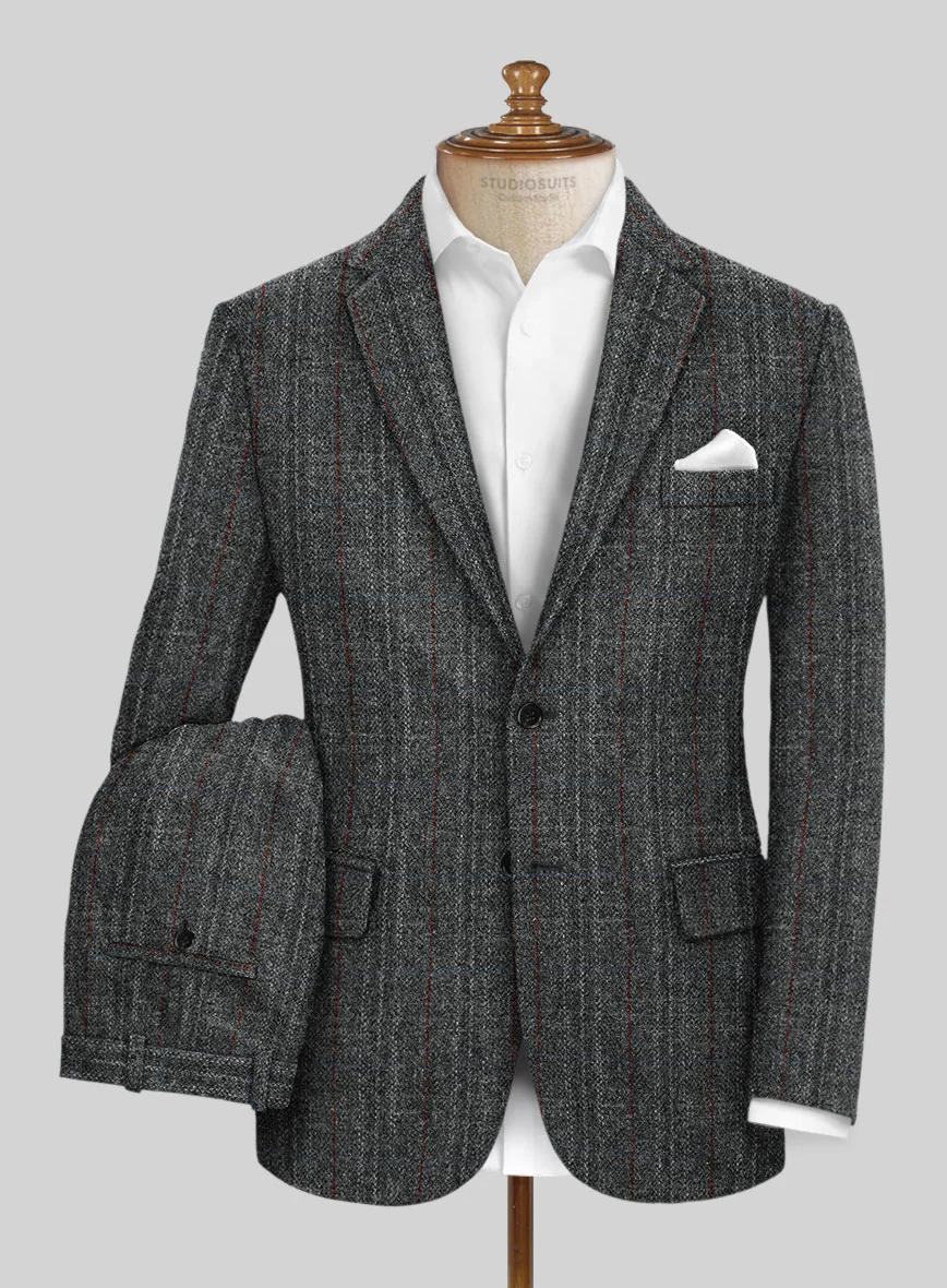 Harris Tweed Welsh Gray Suit - Image 2