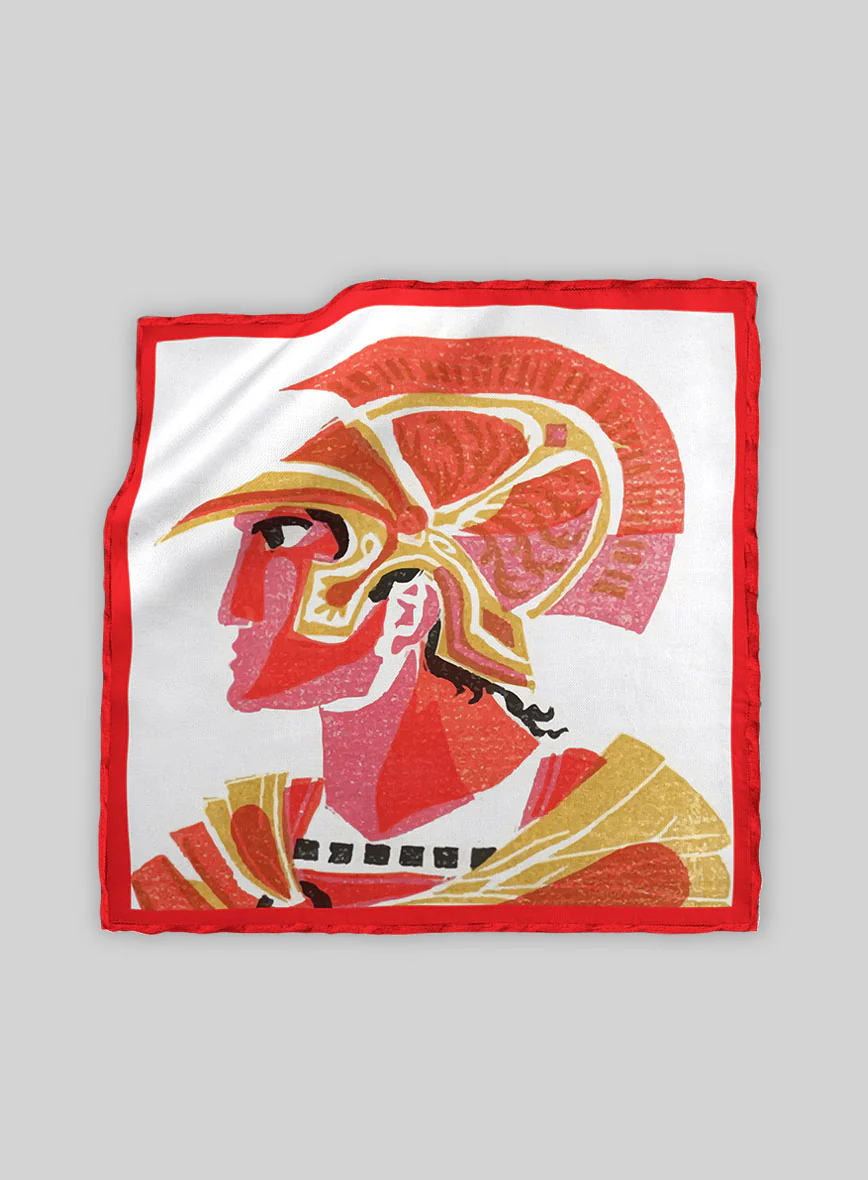 Helm of Valor Silk Pocket Square