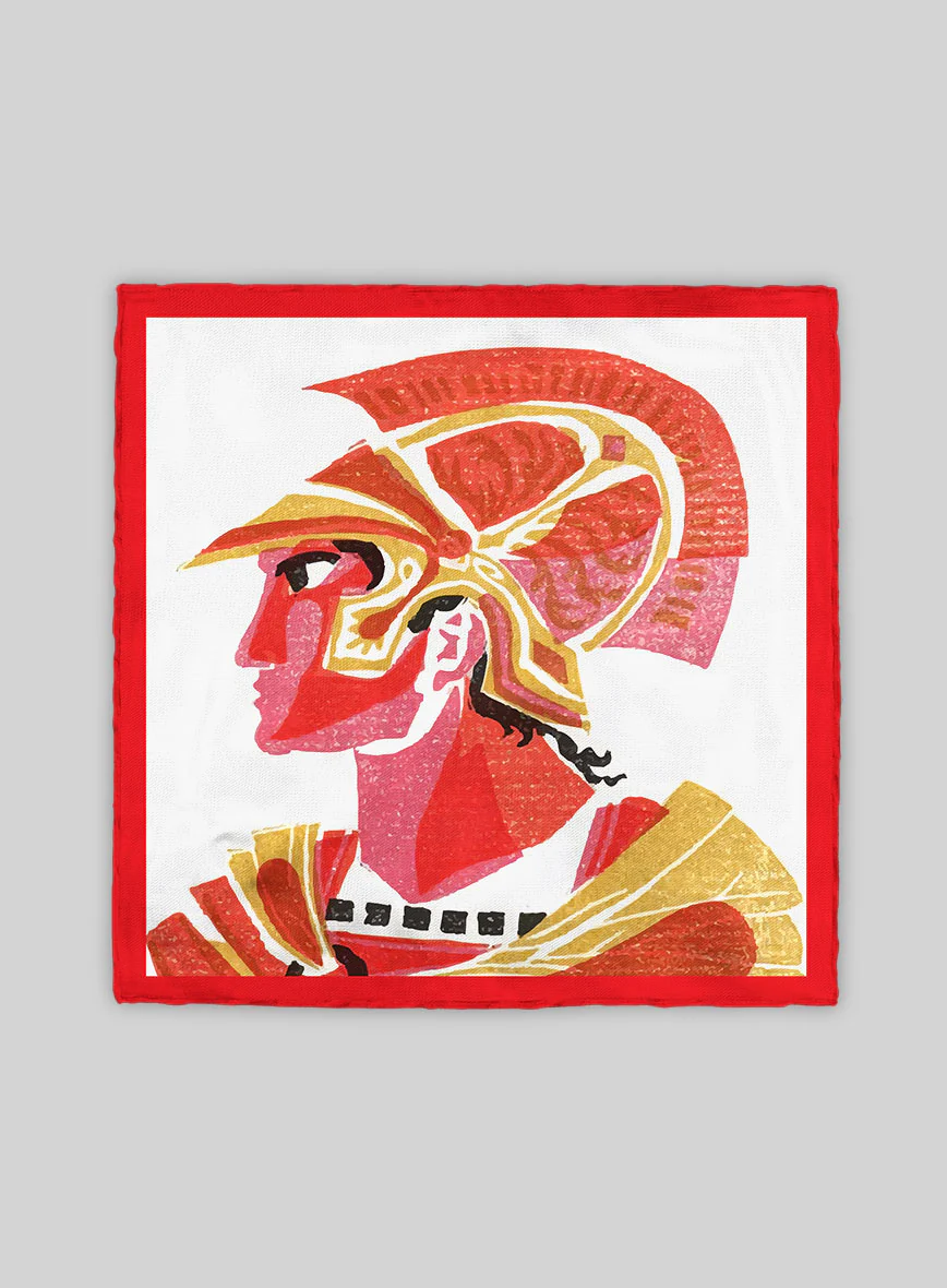 Helm of Valor Silk Pocket Square - Image 3