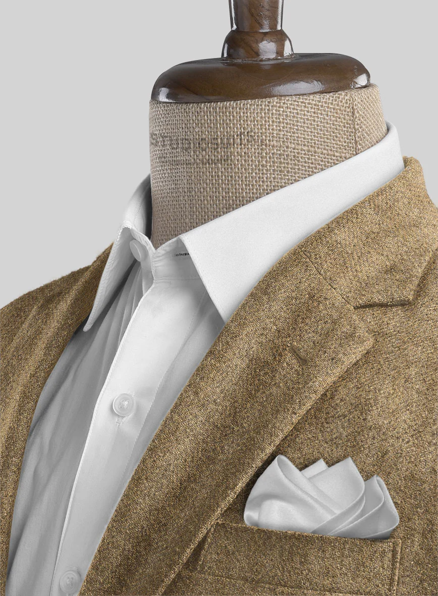 Highlander Beige Herringbone Tweed Suit - Image 5