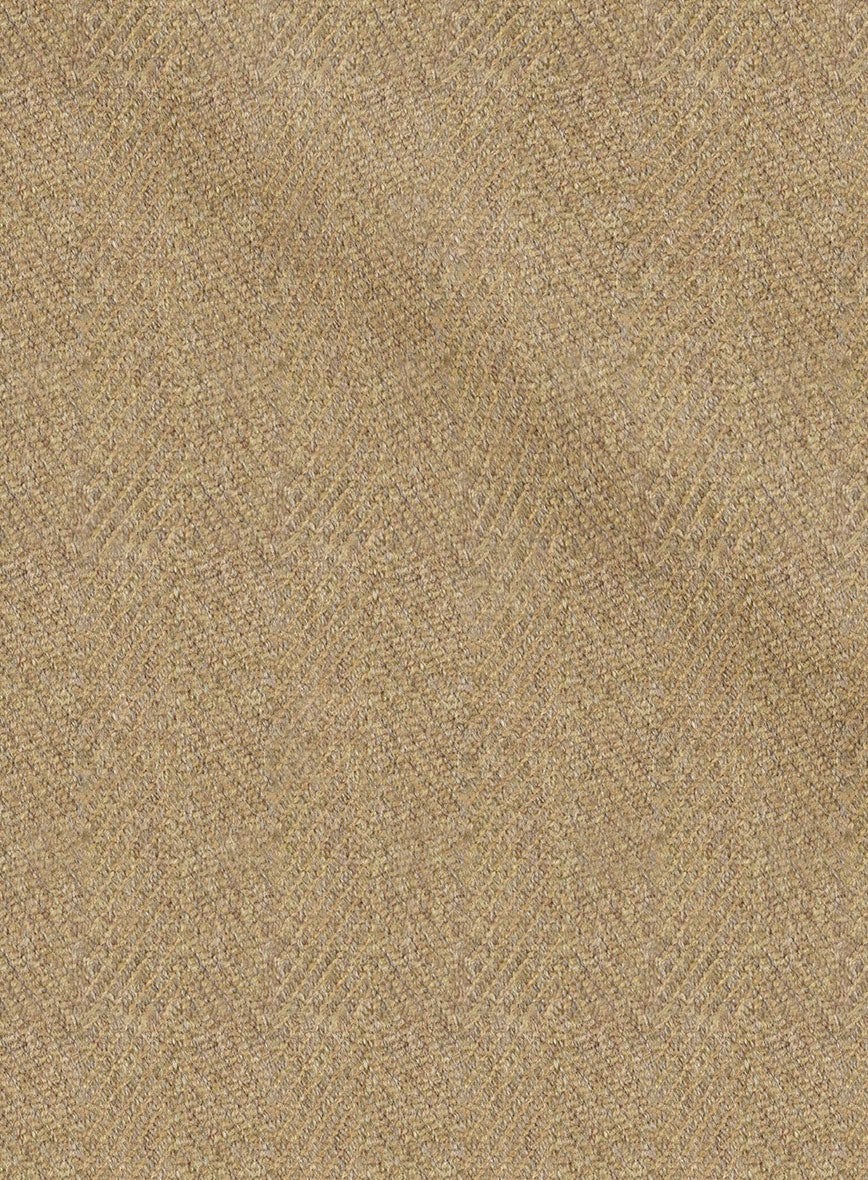 Highlander Beige Herringbone Tweed Suit - Image 8