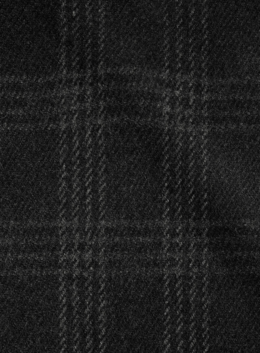 Highlander Black Tartan Tweed Suit - Image 7