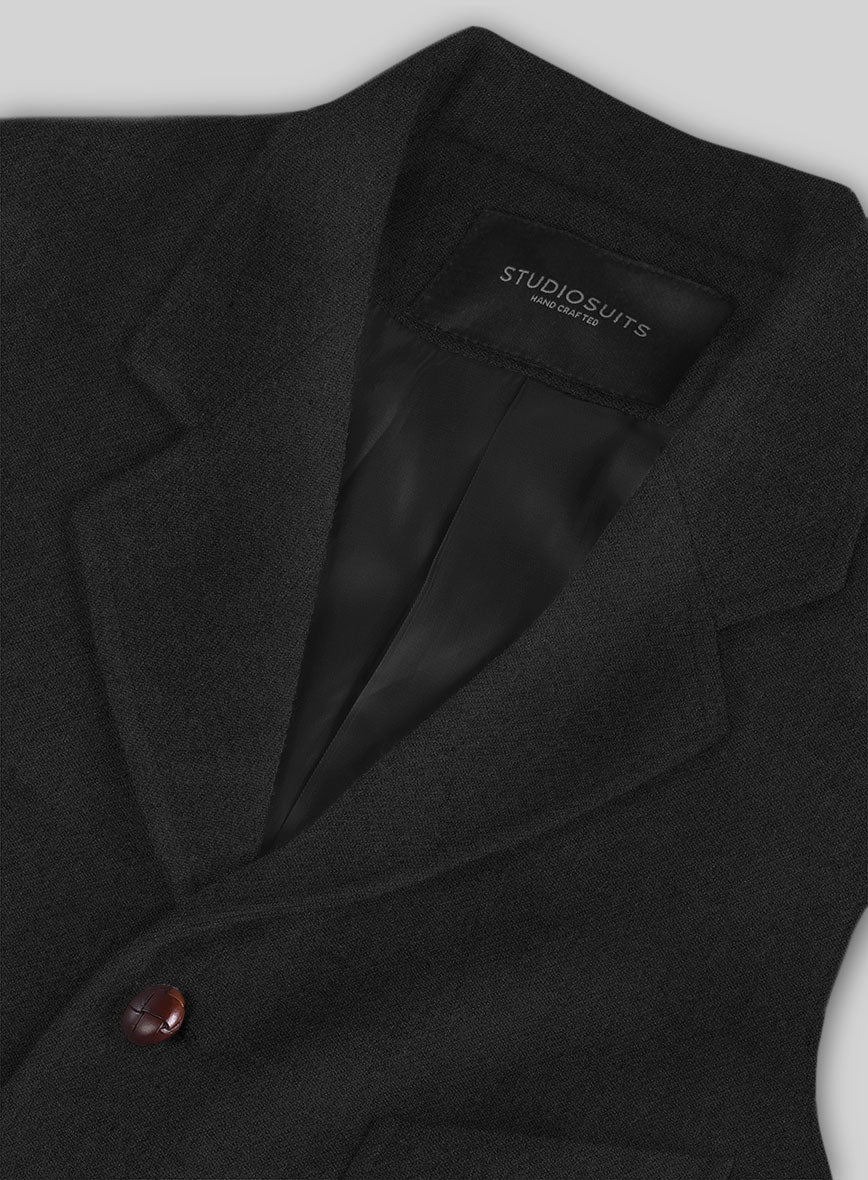 Highlander Black Tweed Hunting Vest - Image 4