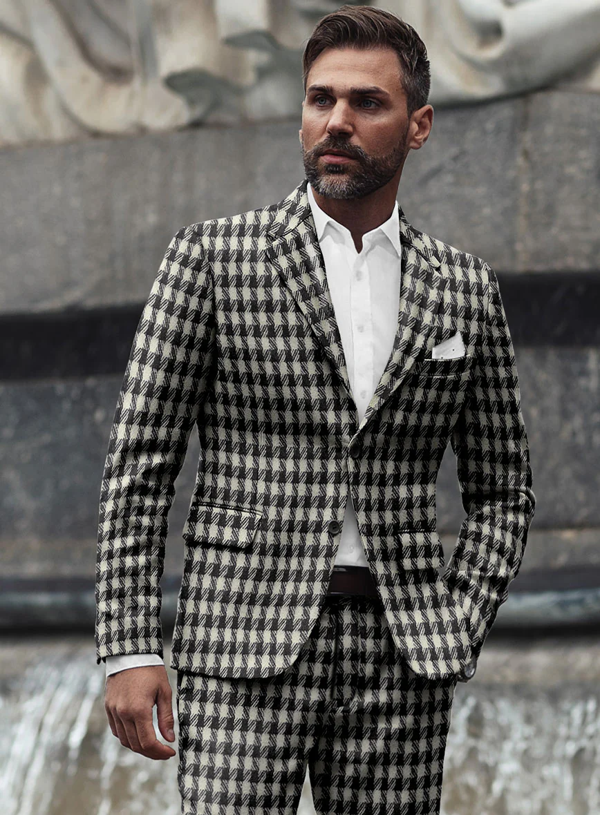 Highlander BW Bold Box Tweed Jacket - Image 2