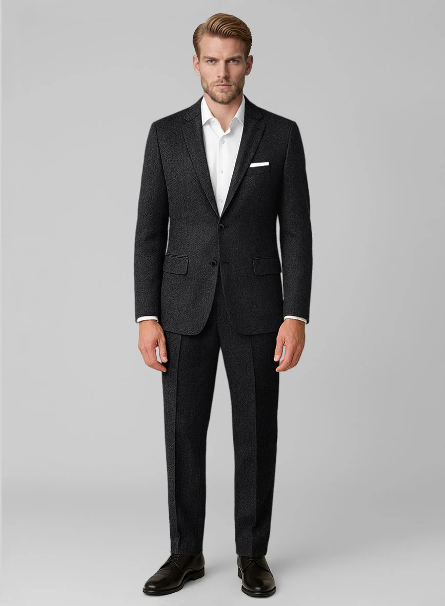 Highlander Charcoal Tweed Suit