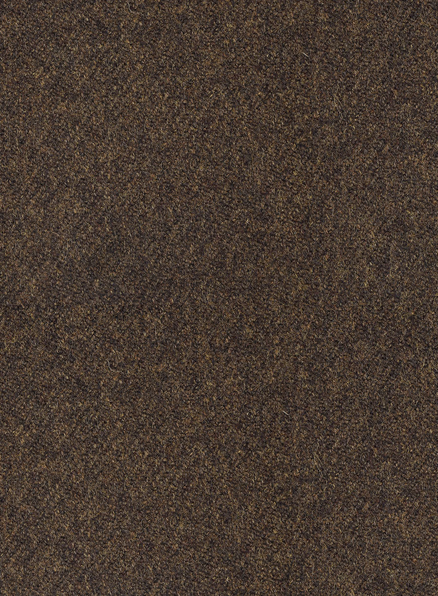Highlander Dark Brown Tweed Double Breasted Jacket - Image 2