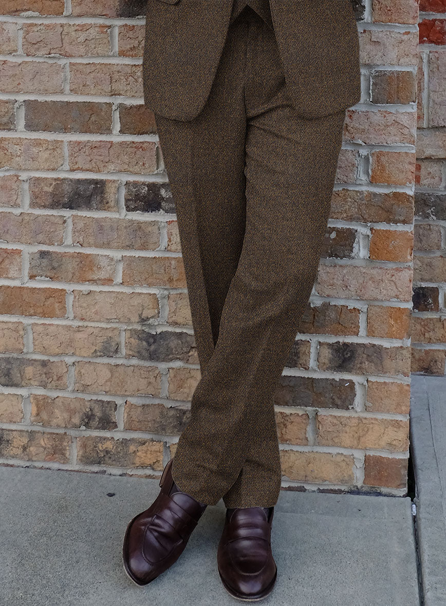 Highlander Dark Brown Tweed Suit - Image 4