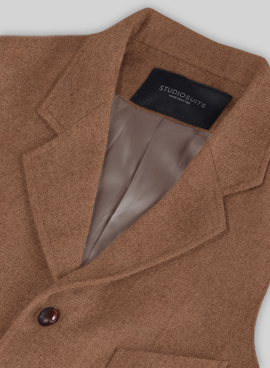 Highlander Earthy Brown Tweed Hunting Vest - Image 4