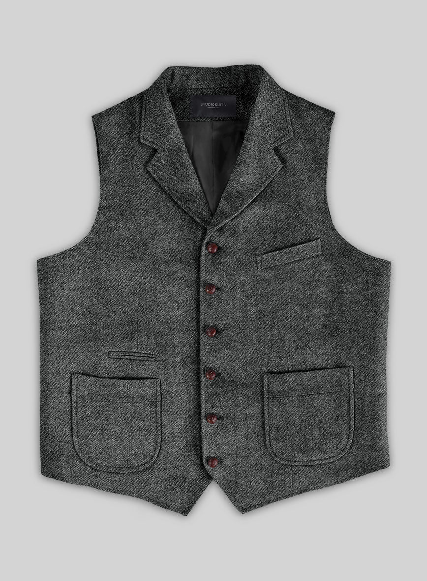 Highlander Gray Tweed Hunting Vest