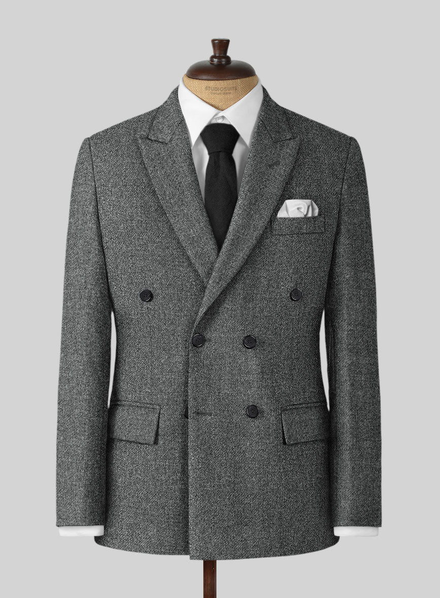 Highlander Gray Tweed Double Breasted Jacket