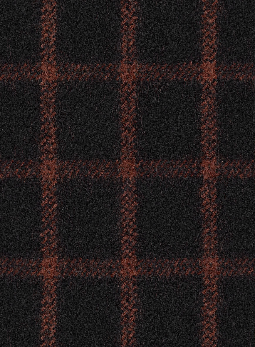 Highlander Heavy Black Check Tweed Hunting Vest - Image 5