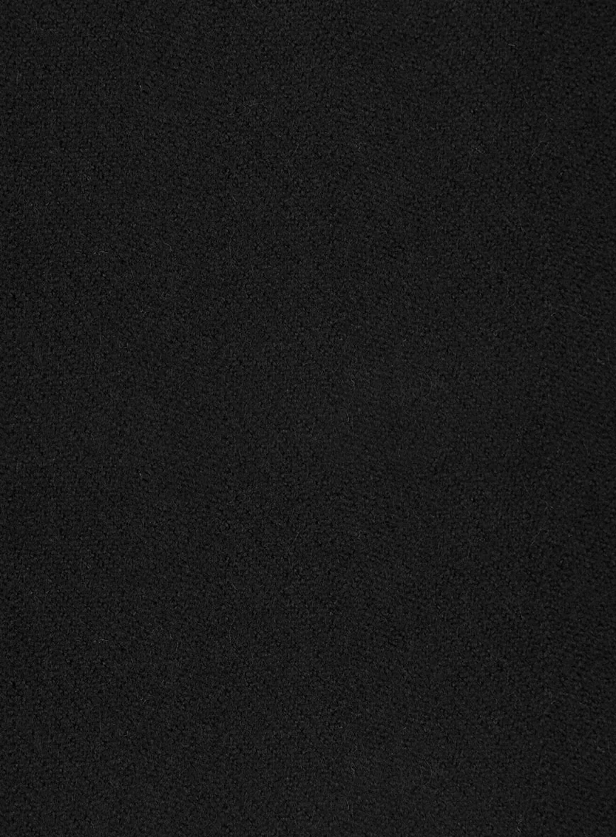 Highlander Heavy Black Herringbone Tweed Jacket - Image 2