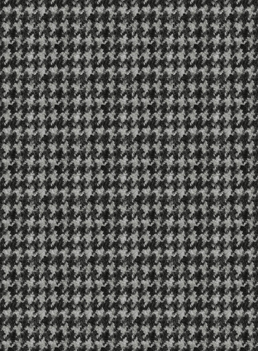 Highlander Heavy Black Houndstooth Tweed Jacket - Image 4