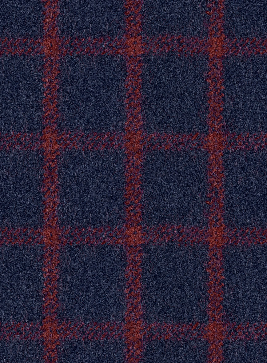 Highlander Heavy Blue Check Tweed Suit - Image 7
