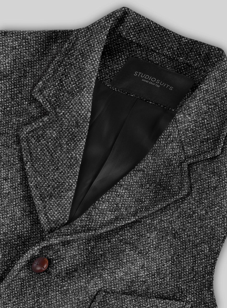 Highlander Heavy Gray Bedford Tweed Hunting Vest - Image 4