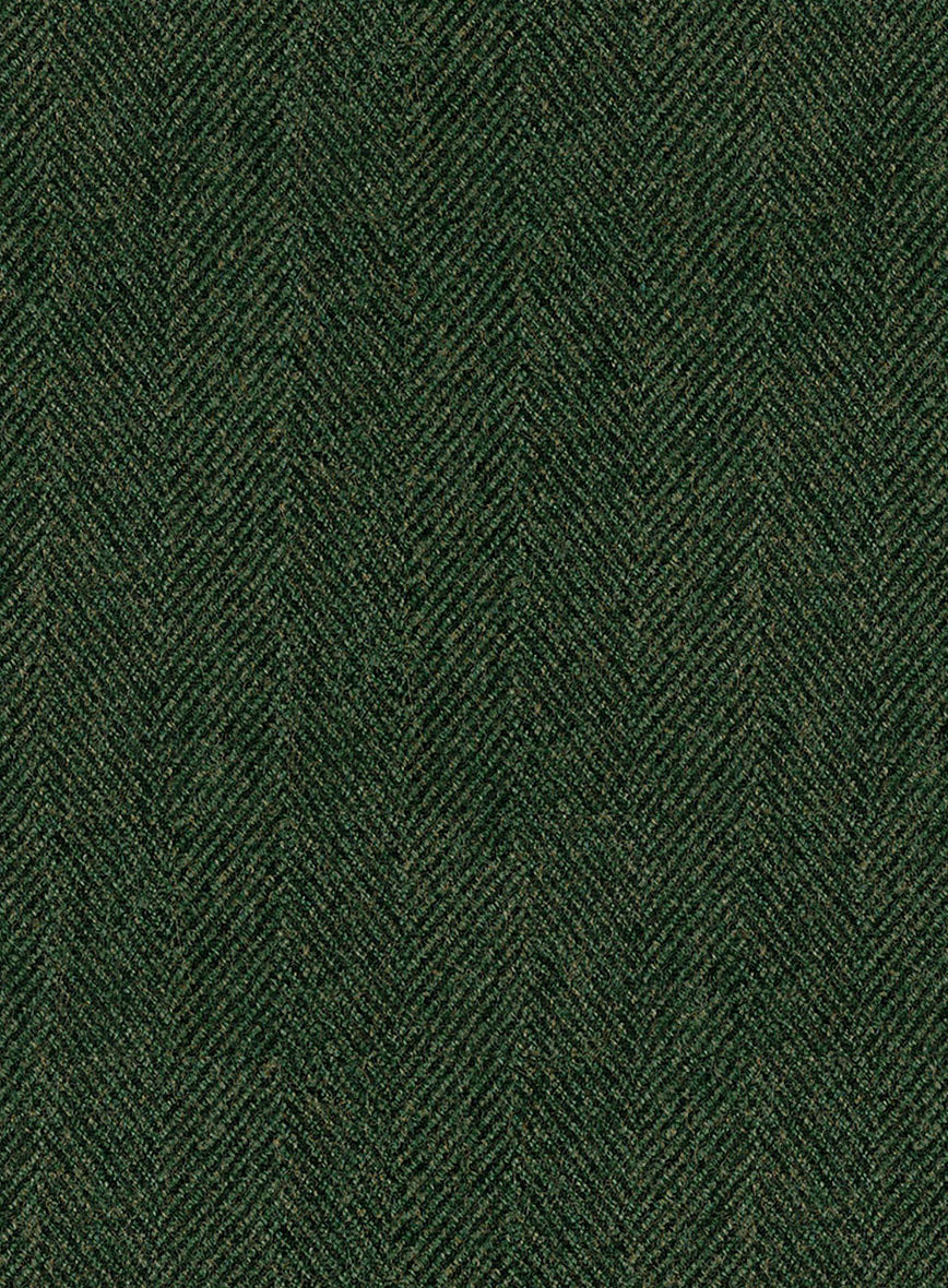 Highlander Heavy Green Herringbone Tweed Pants - Image 3