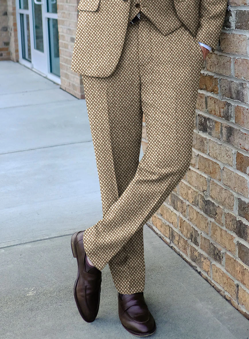 Highlander Heavy Honeycomb Brown Tweed Suit - Image 4