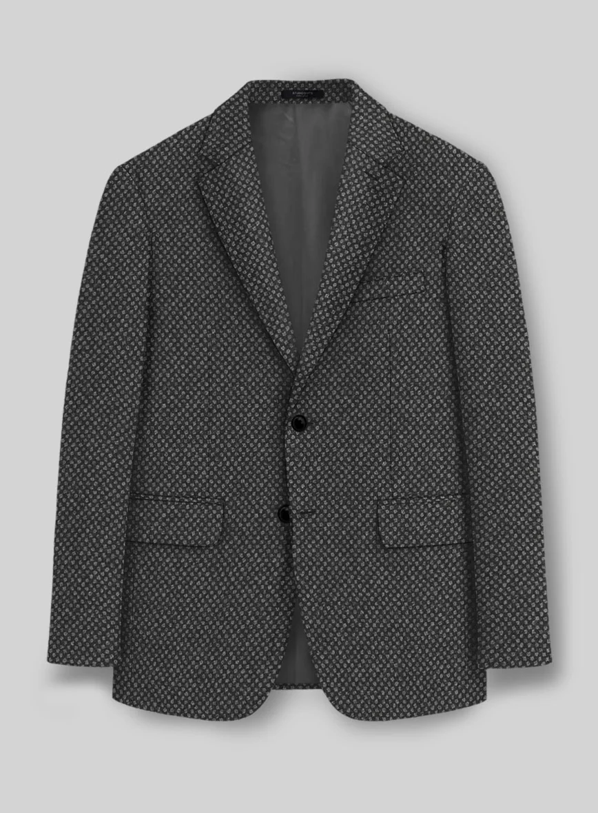 Highlander Heavy Honeycomb Charcoal Tweed Jacket