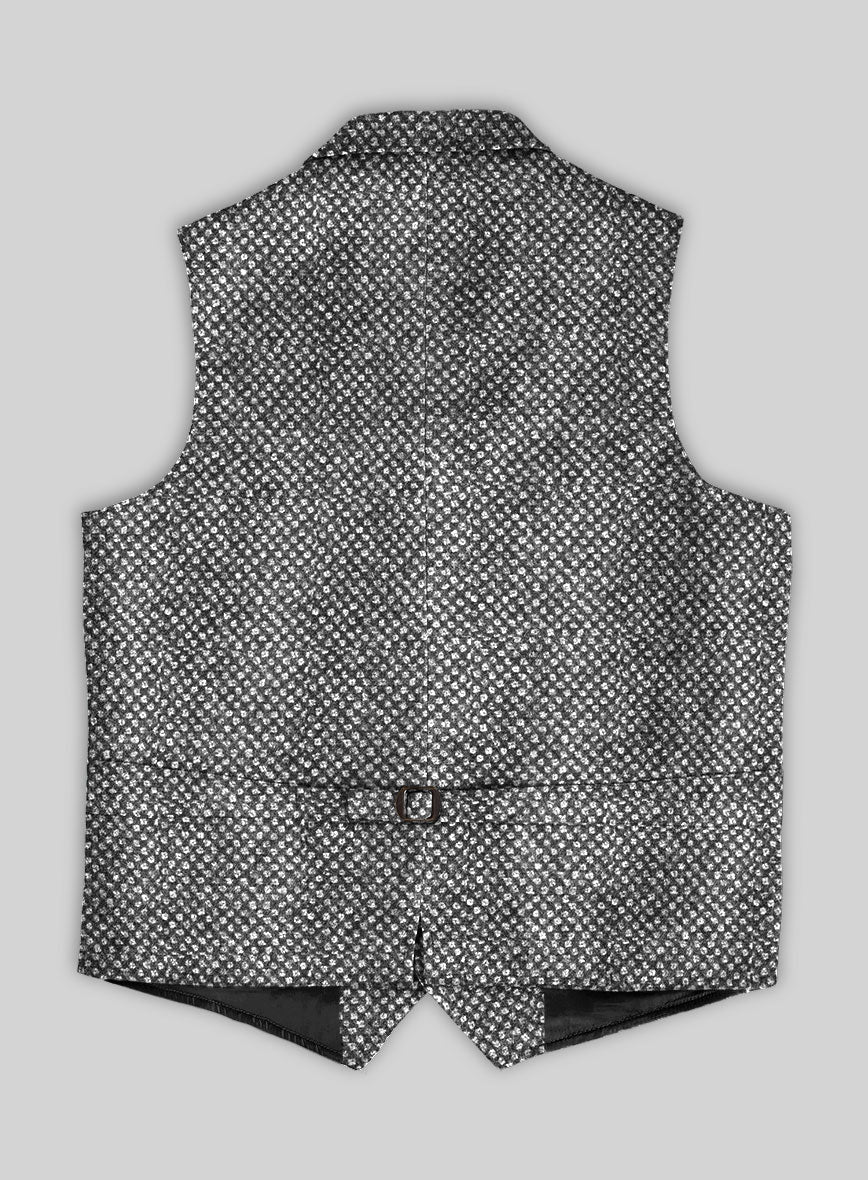Highlander Heavy Honeycomb Gray Tweed Hunting Vest - Image 3