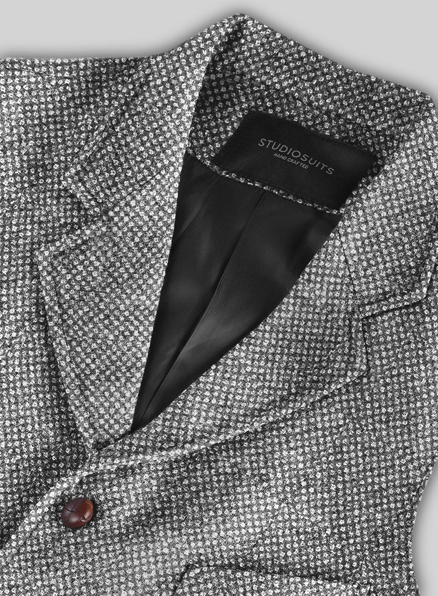 Highlander Heavy Honeycomb Gray Tweed Hunting Vest - Image 4