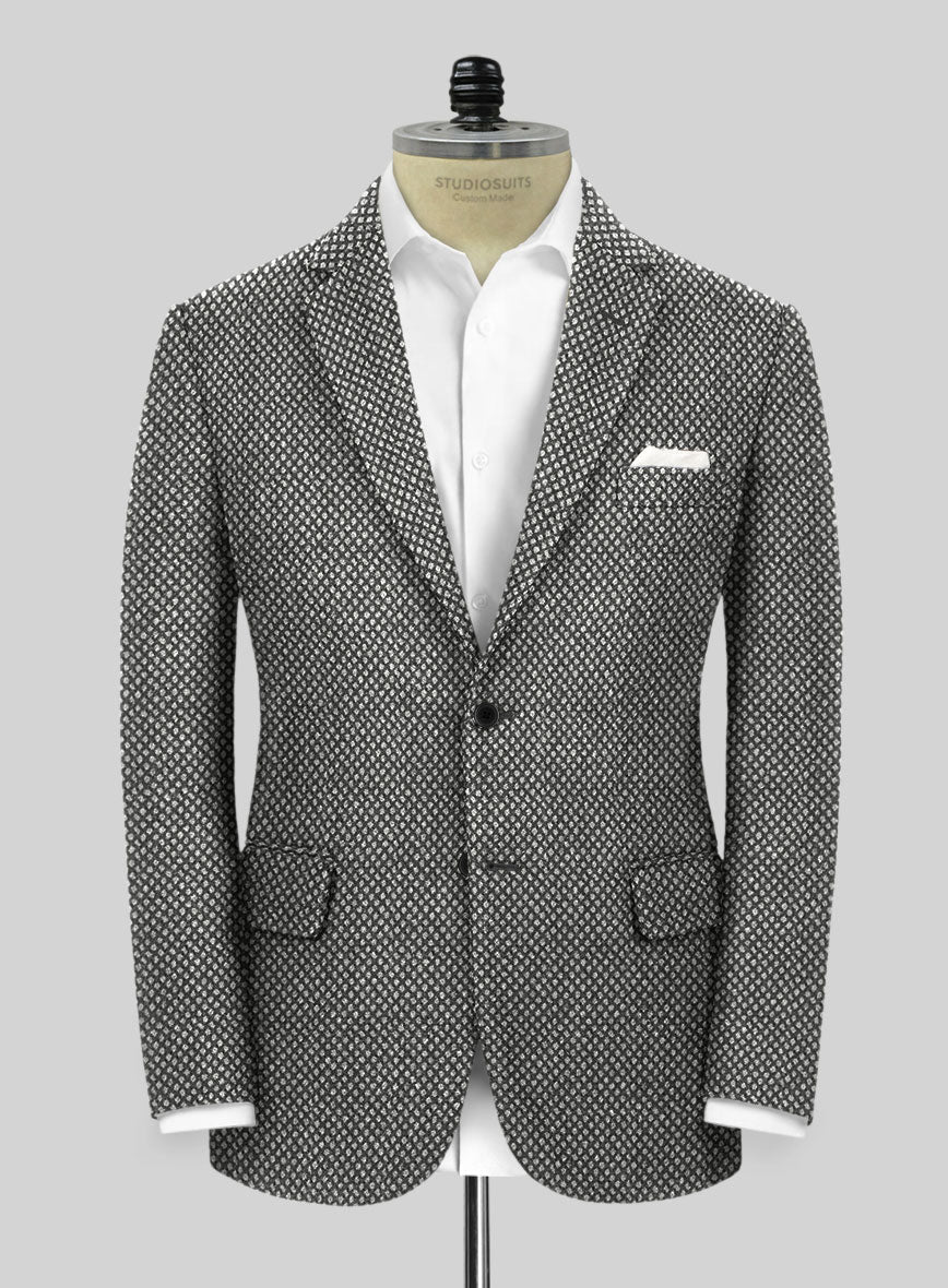 Highlander Heavy Honeycomb Gray Tweed Jacket