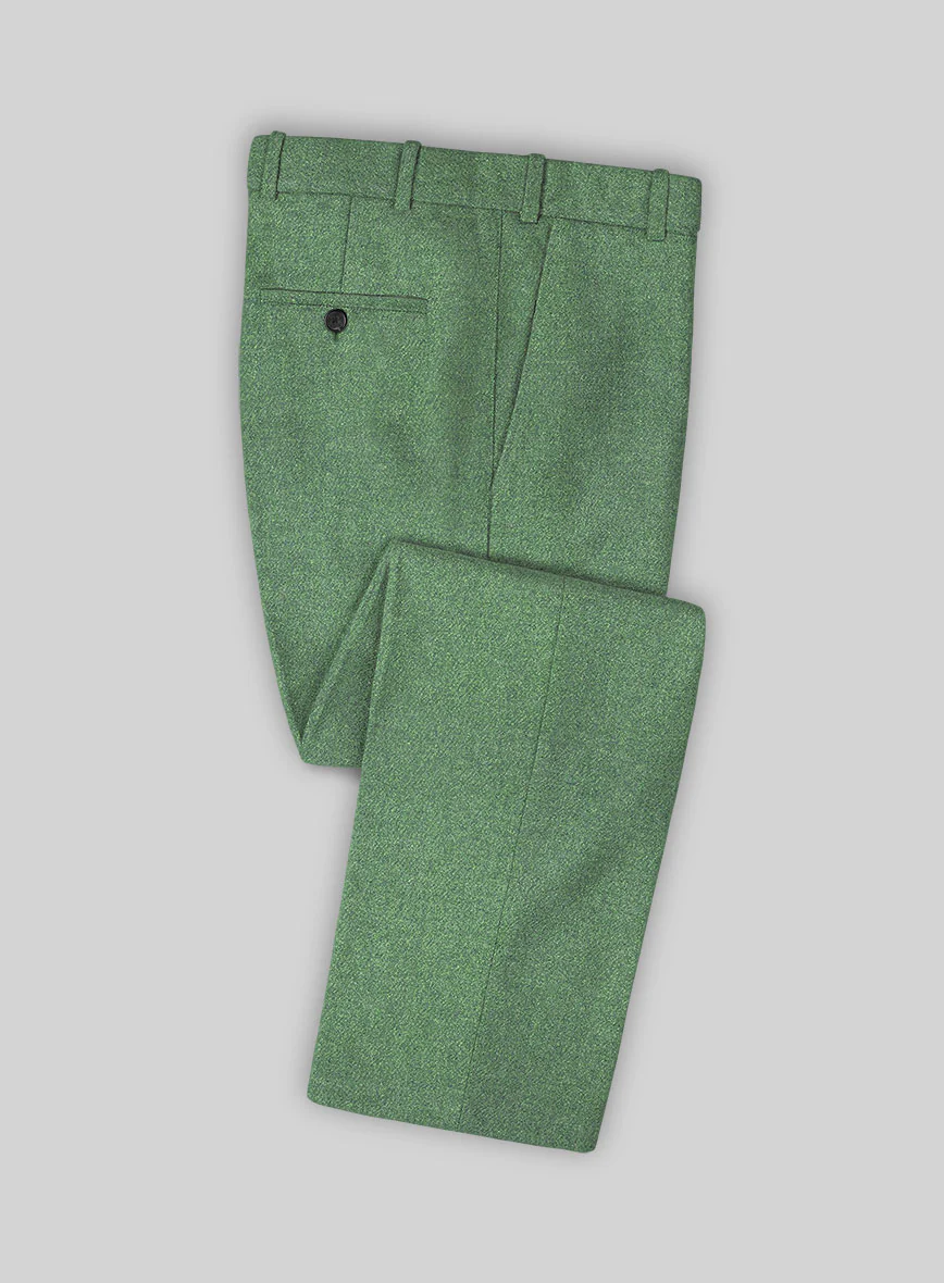 Highlander Heavy Paris Green Tweed Pants