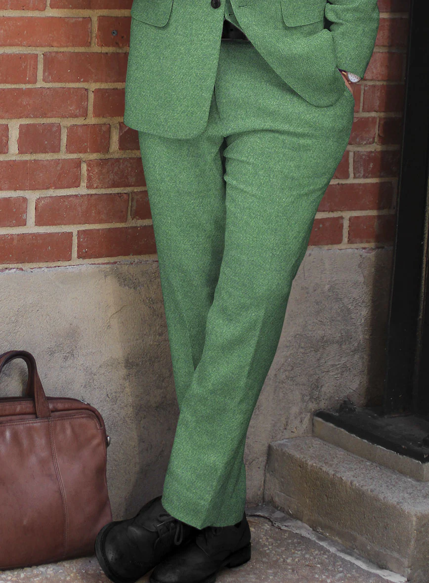 Highlander Heavy Paris Green Tweed Suit - Image 4