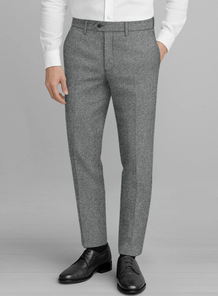 Highlander Light Gray Tweed Suit - Image 6
