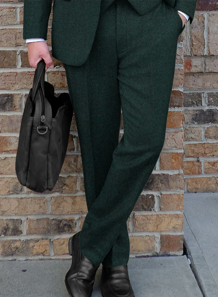 Highlander Melange Green Tweed Suit - Image 4