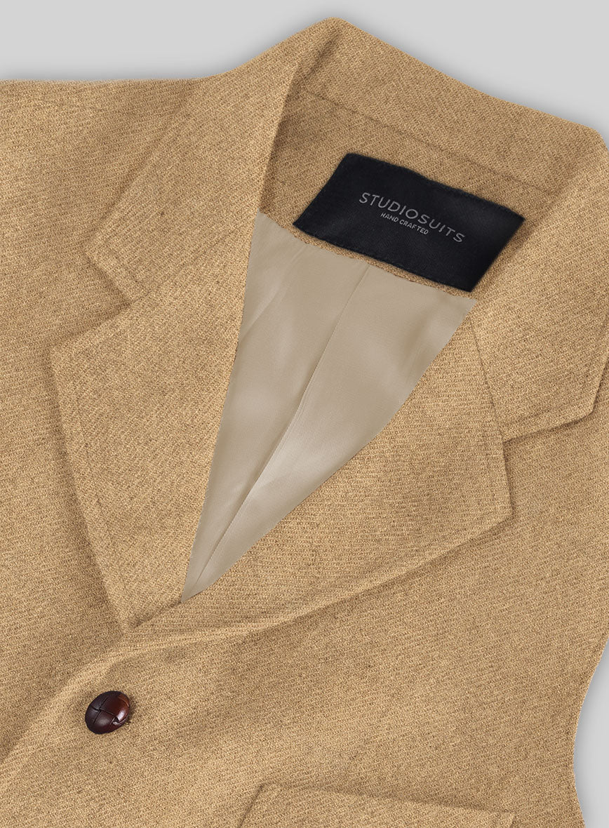Highlander Sahara Beige Tweed Hunting Vest - Image 4