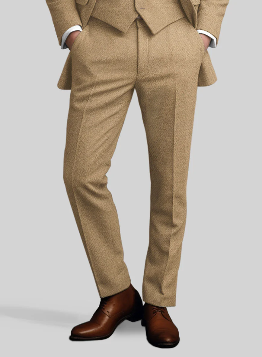 Highlander Sahara Beige Tweed Pants