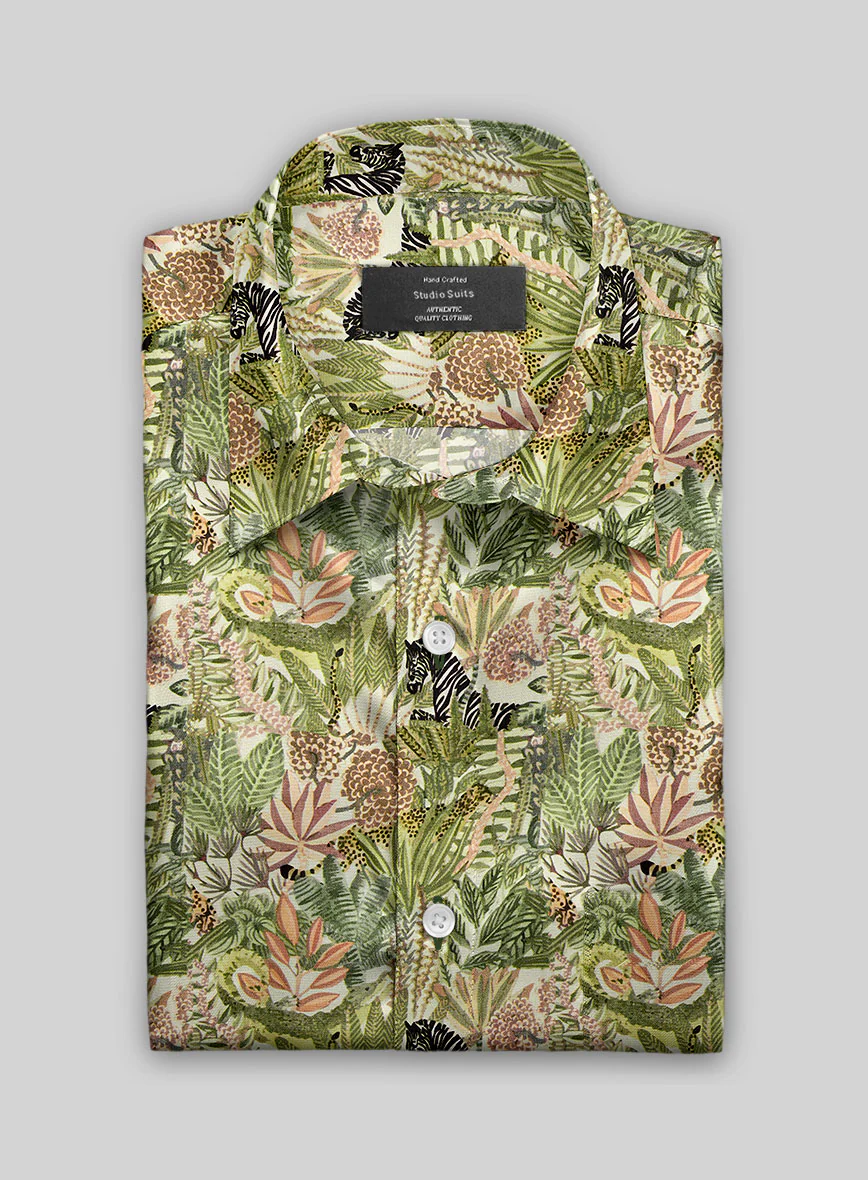 Hilario Silk Cotton Shirt - Image 2