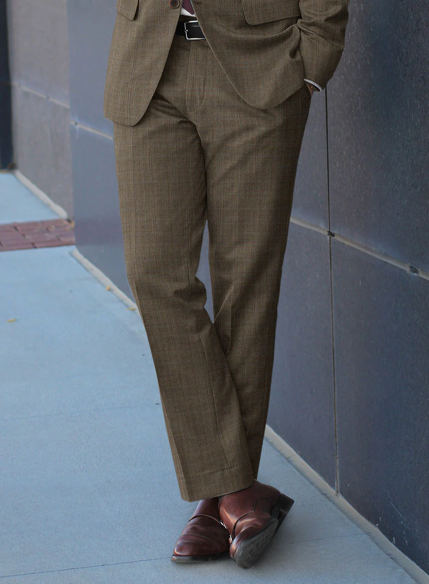 Huddersfield Brown Glen Pure Wool Suit - Image 6