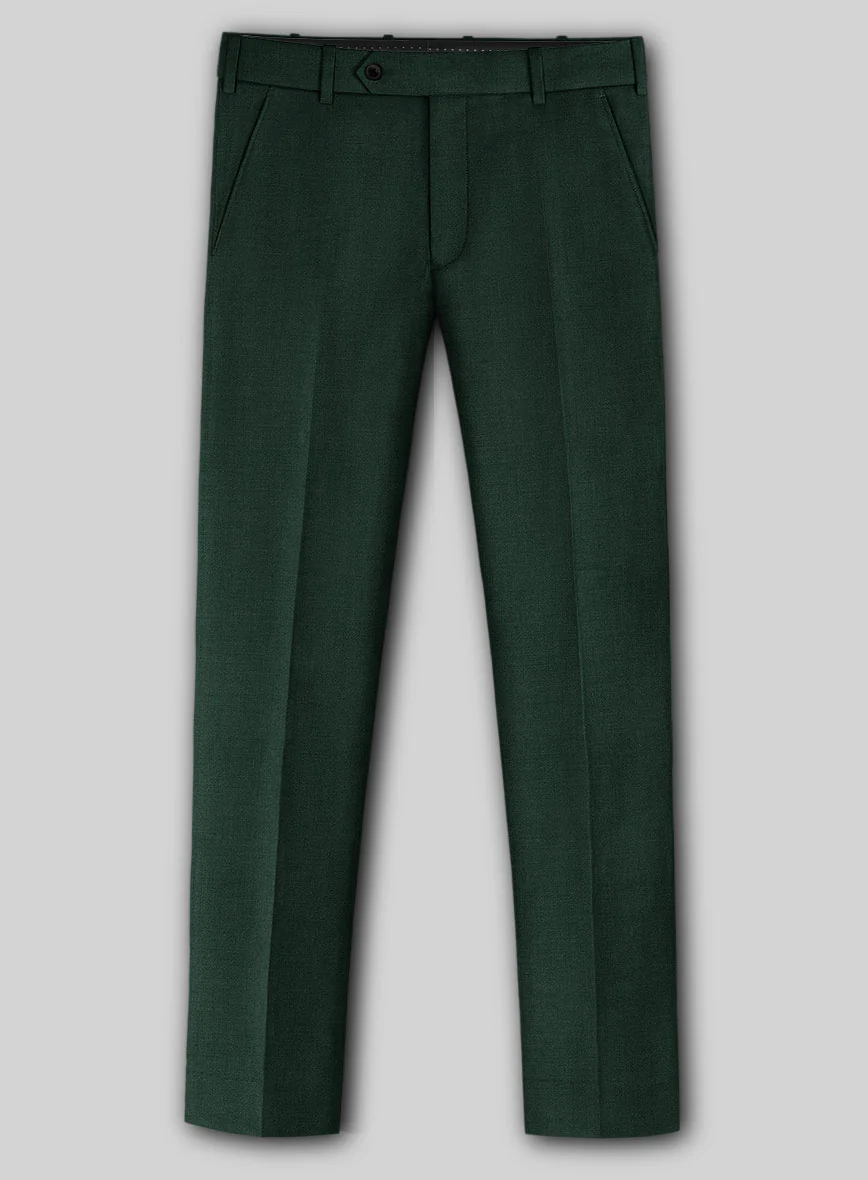 Huddersfield Stretch Emerald Green Wool Suit - Image 5
