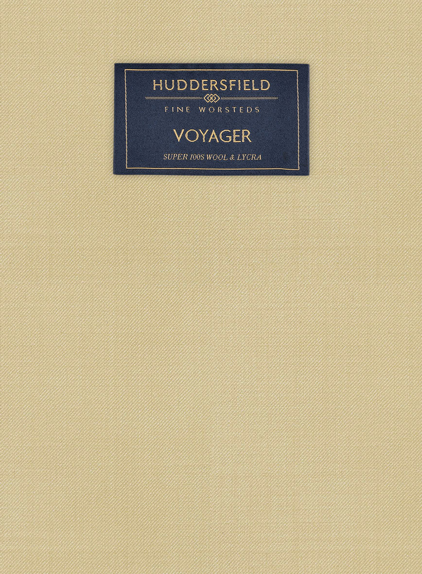 Huddersfield Stretch Khaki Wool Jacket - Image 3
