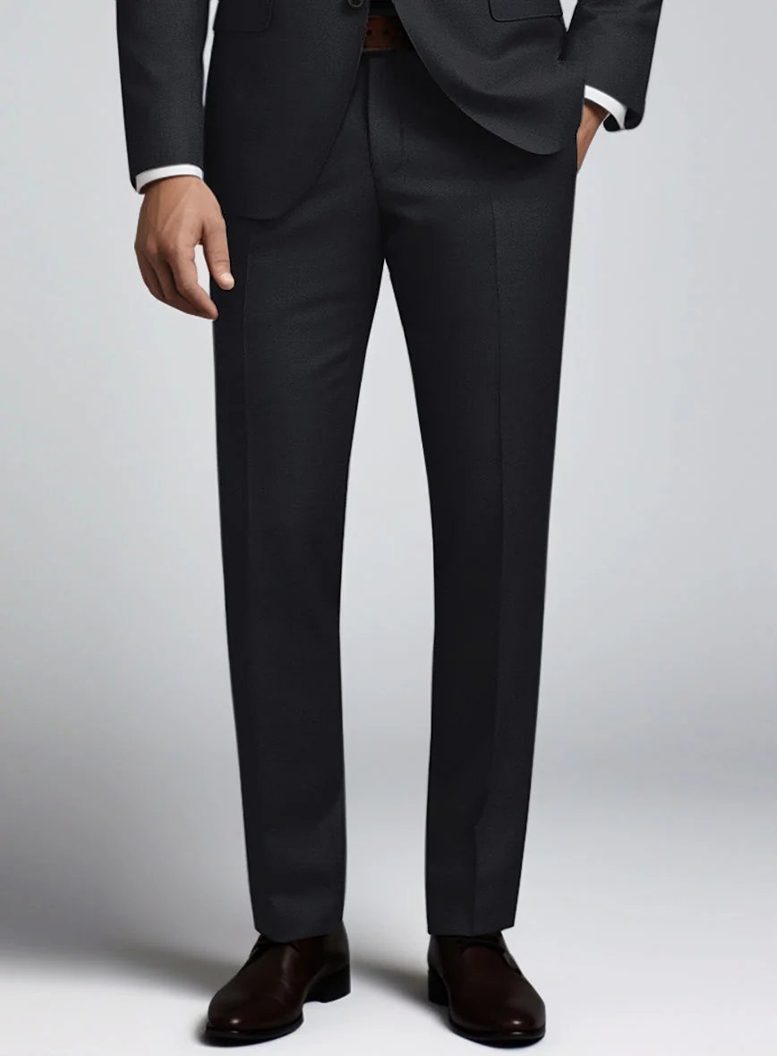 Huddersfield Stretch Midnight Blue Wool Suit - Image 5