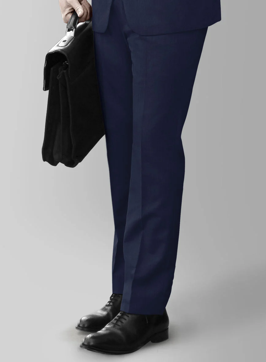 Huddersfield Stretch Persian Blue Wool  Suit - Image 6