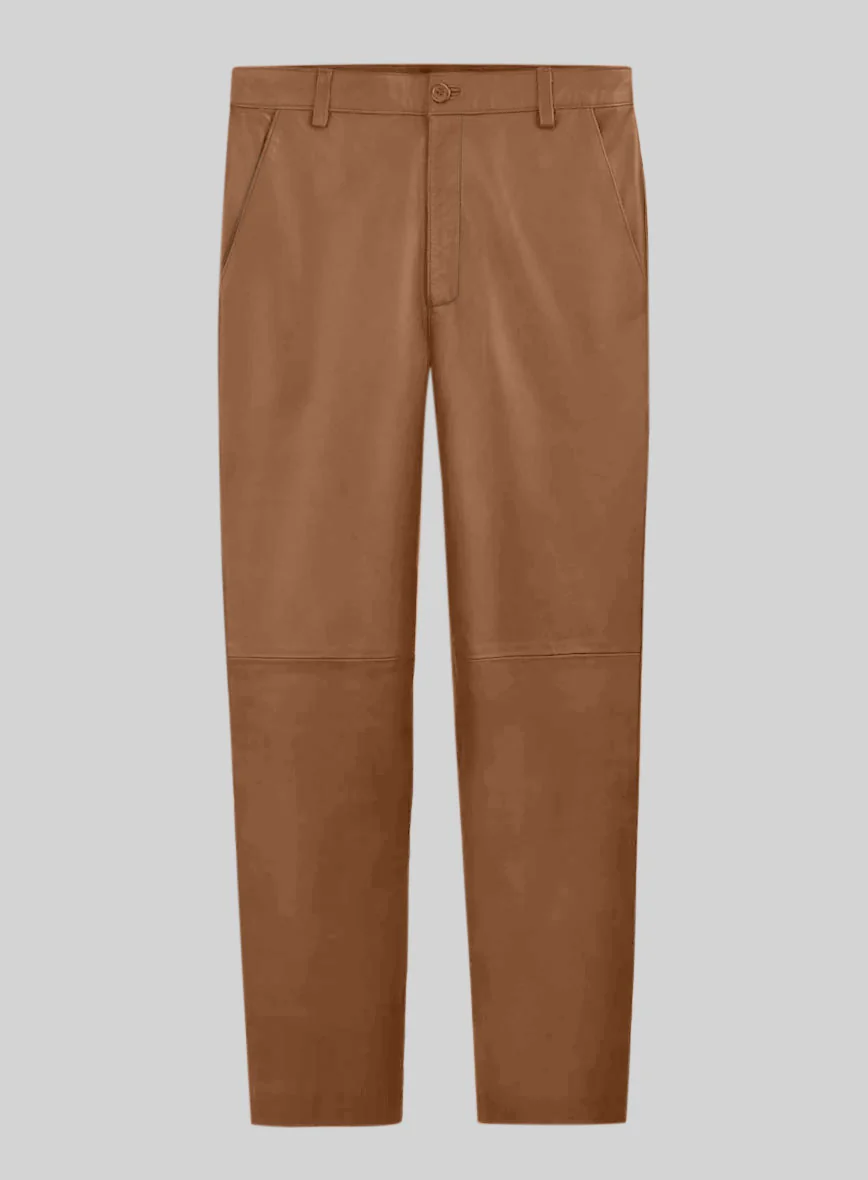 Hunter Tan Leather Suit - Image 5