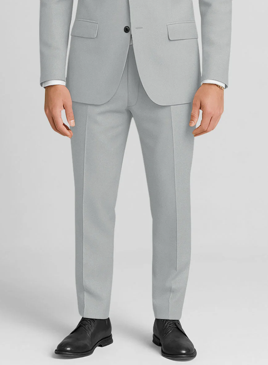 Ice Gray Cotton Power Stretch Chino Pants