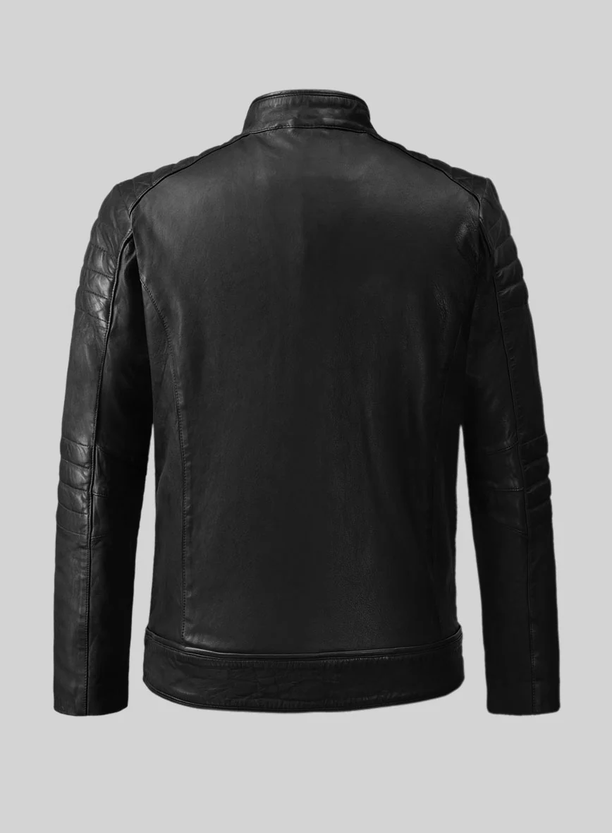 Ignite Moto Black Leather Jacket - Image 5