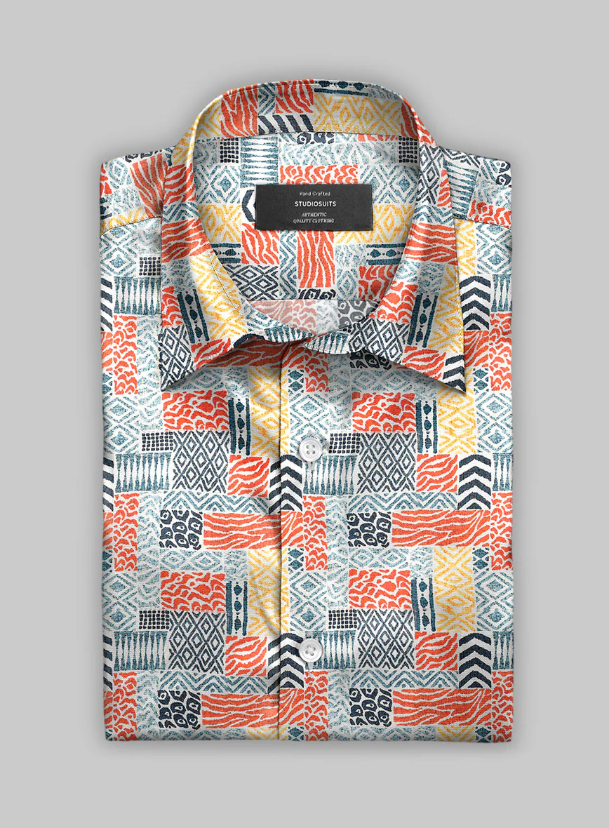 Ikatina Silk Cotton Shirt