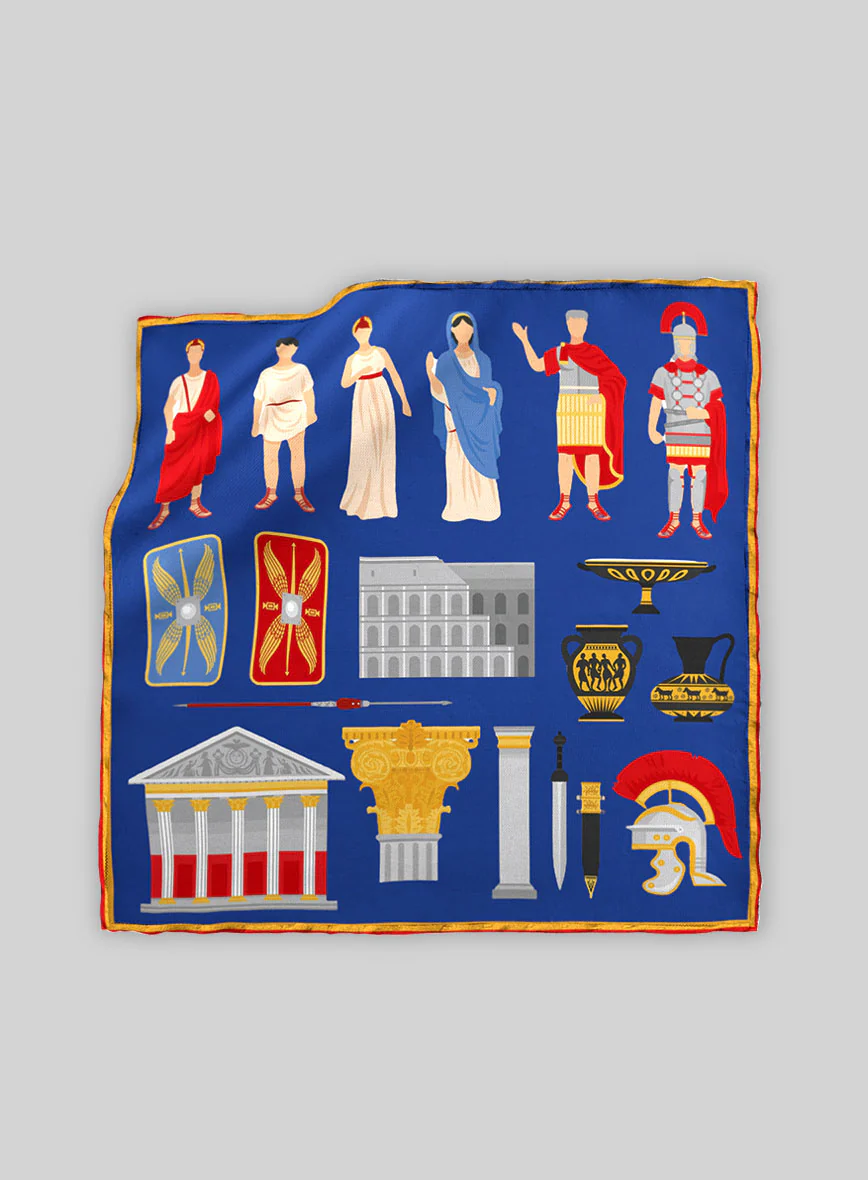 Imperium Icons Silk Pocket Square