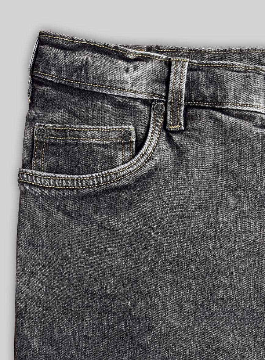 Indigo Black Stretch Blast Denim Jeans - Image 4